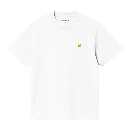 T-Shirt Donna Carhartt Wip W' S/S Chase Bianco