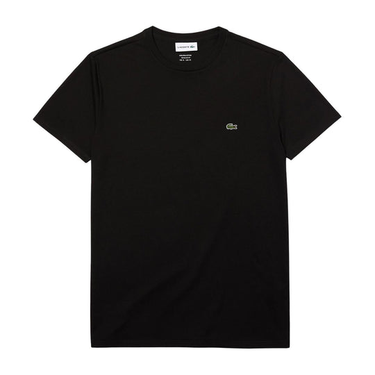 T-shirt Uomo Lacoste Cotone Pima Nero