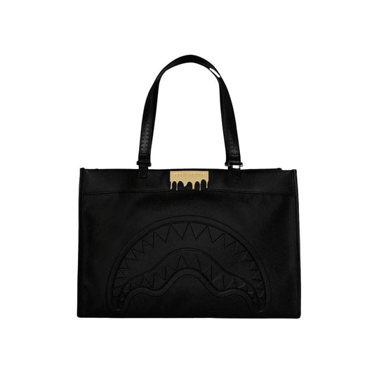 Borsa Unisex Sprayground Gold Brick Tote Nero