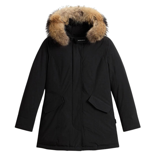 Giubbino Donna Woolrich Arctic Parka Pelliccia Removibile Nero