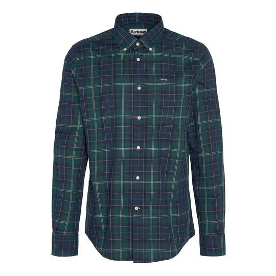 Men's Barbour Wetheram Tailored Shirt Blue / Green
