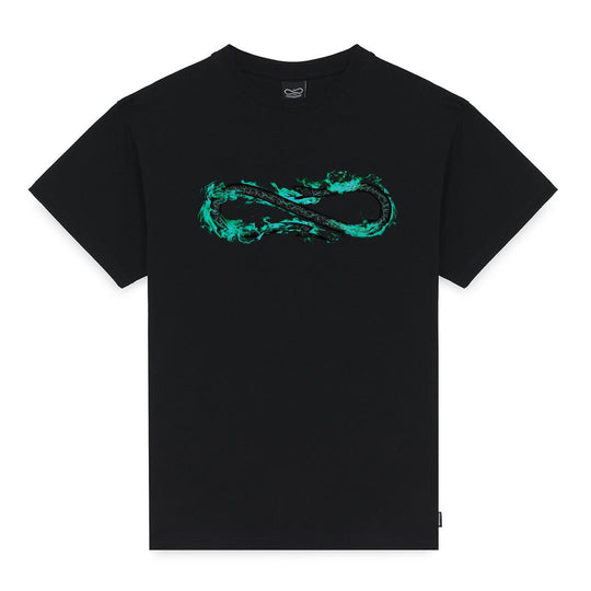 T-shirt Uomo Propaganda Logo Fire Nero