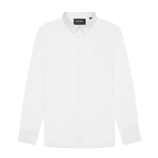 Herrenhemd Lyle & Scott Easy Care Poplin Weiß