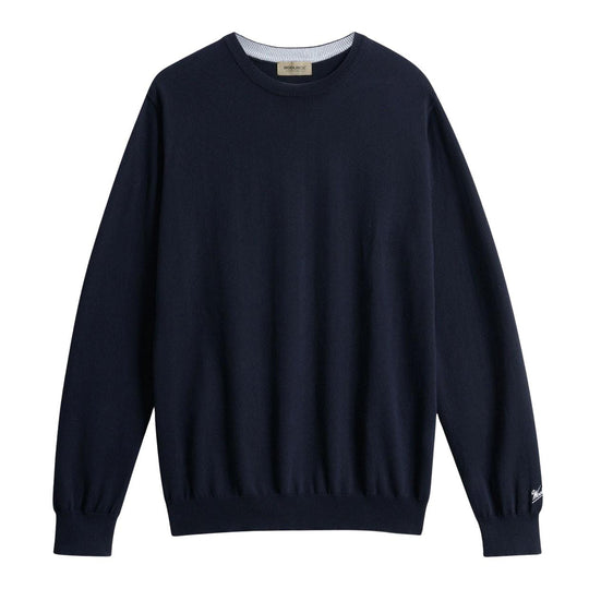 Men's Woolrich Logo Sweater Blue