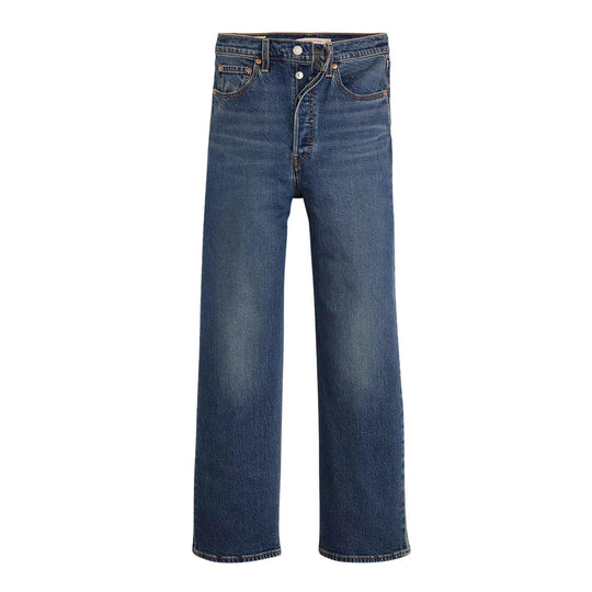 Jeans Donna Levi'S Ribcage Straight Ankle Medio Scuso