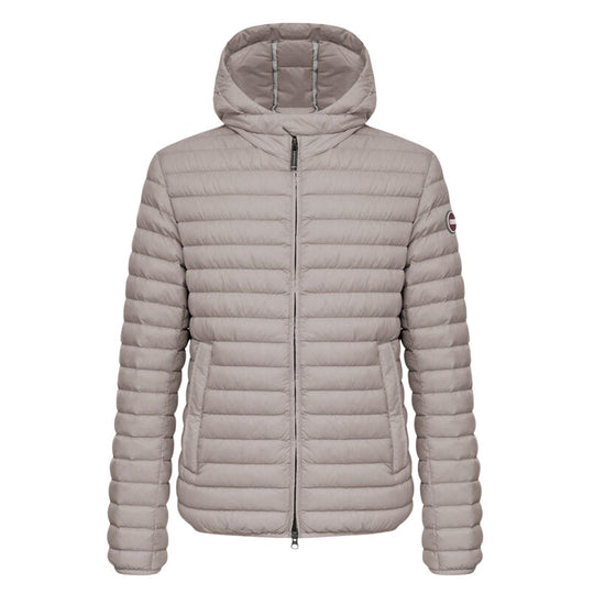 Piumino Uomo Colmar Bomber Cappuccio Tortora