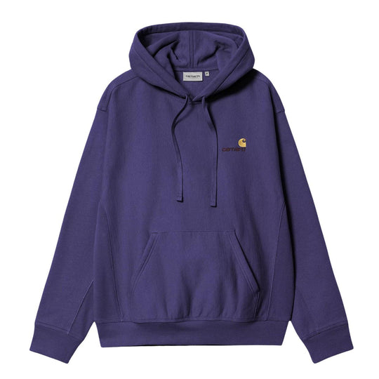 Herren-Sweatshirt Carhartt WIP Kapuzenpullover American Script Lila