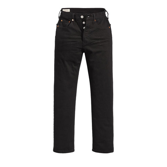 Jeans Damen Levi's 501 Crop Schwarz