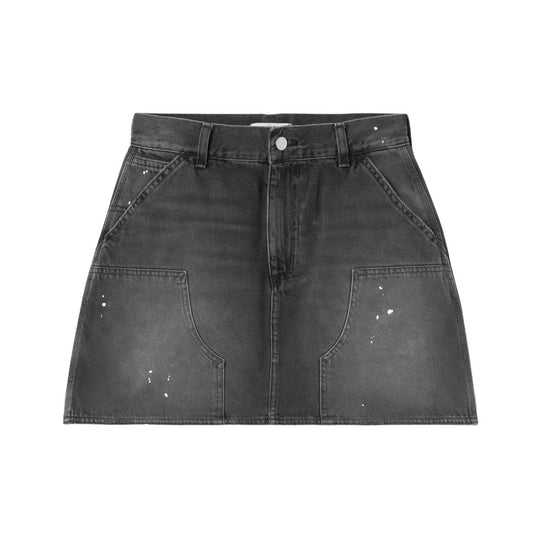 Damenrock Carhartt Wip W' Maeve Double Knee Skirt Schwarz Gewaschen