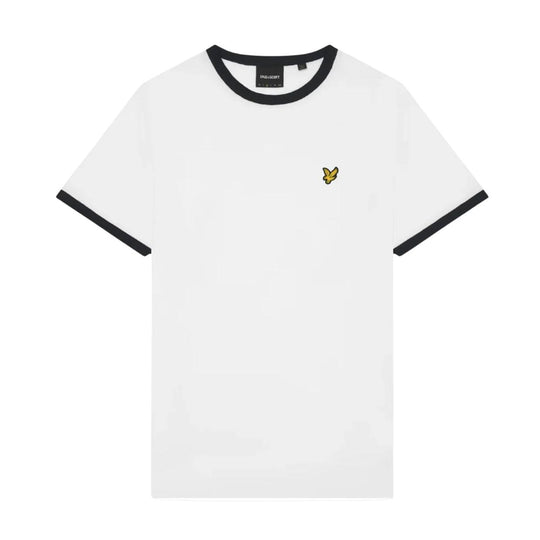 T-shirt Herren Lyle & Scott Ringer Weiß / Blau