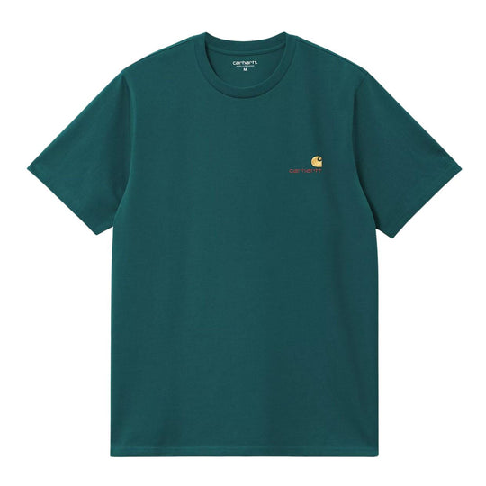 T-shirt Herren Carhartt WIP S/S American Script Grün
