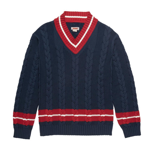 Cardigan Baracuta V-Ausschnitt Blau Navy
