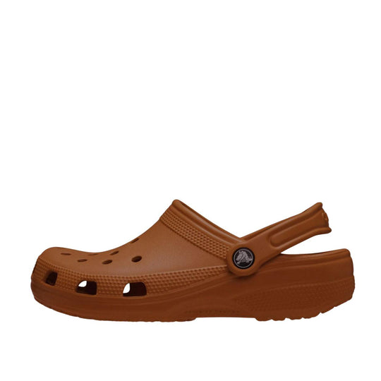 Unisex Crocs Classic Clog Shoe Brown Cognac