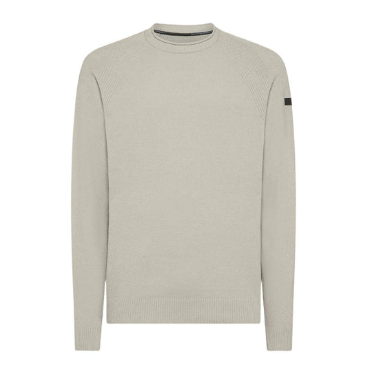 Men's Sweater RRD Velvet Round Knit Sand