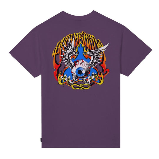 T-shirt Uomo Propaganda Triangle Eyeball Viola