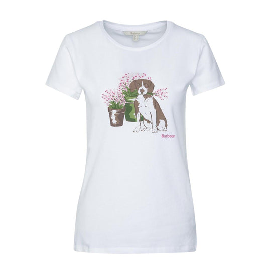 T-shirt Donna Barbour Bowland Bianco