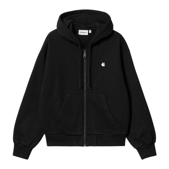 Damen-Sweatshirt Carhartt WIP W' Kapuzen-Casey Schwarz