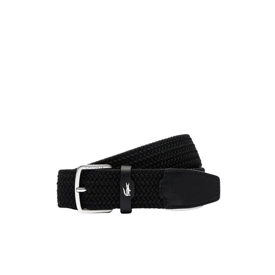 Lacoste Canvas Stretch Gürtel Schwarz