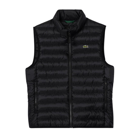 Gilet Uomo Lacoste Imbottito Impermeabile Nero