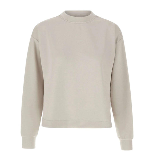 Felpa Donna Colmar Effetto Arrotondato Beige