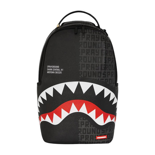 Sprayground Shark Central Double Trouble Backpack Black