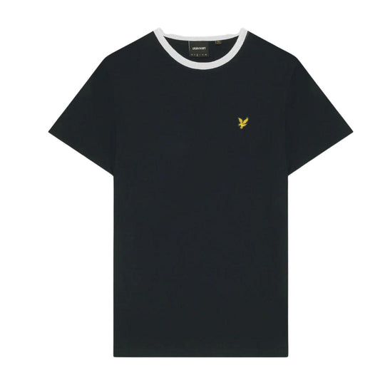 T-shirt Herren Lyle & Scott Ringer Blau / Weiß