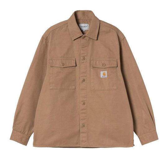 Over Camicia Uomo Carhartt Wip Kelly Shirt Jac Cooper Nocciola