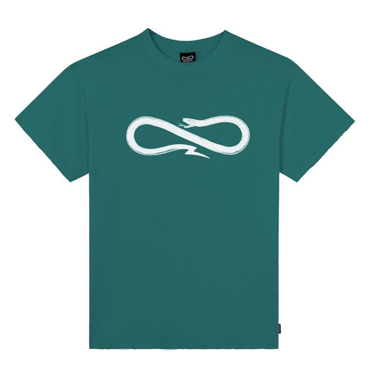 T-shirt Herren Propaganda Logo Klassisch Grün / Weiß