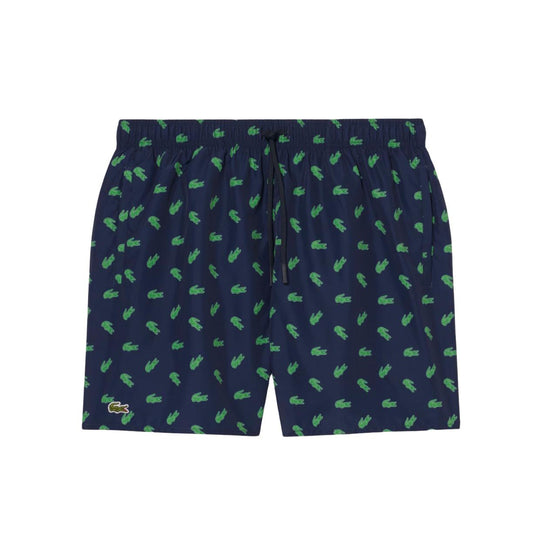Costume Uomo Lacoste Boxer Mare Fantasia Coccodrillo Blu/Verde