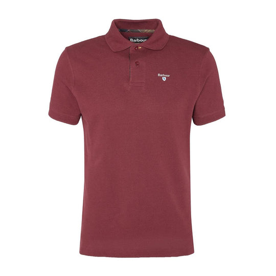 Men's Barbour Polo Bordeaux