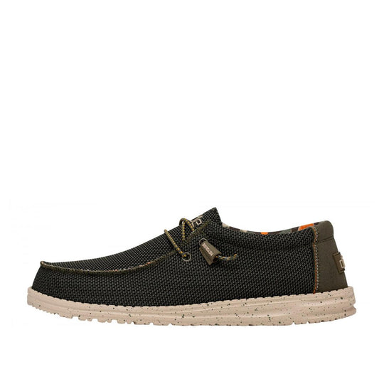 Herrenschuhe Hey Dude Wally Sox Dunkelgrün