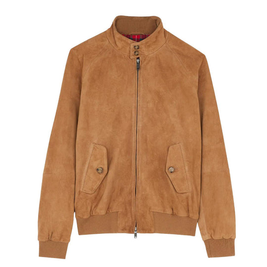 Men's Baracuta G9 Suede Leather Tobacco Jacket