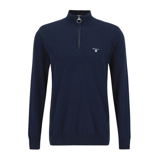 Maglia Uomo Barbour Ingwood Compact 1/2 Zip Blu