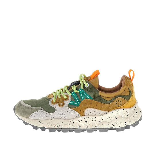 Sneakers Uomo Flower Mountain Yamano 3 Verde/Sabbia