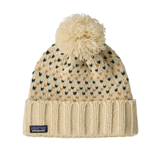 Cappello Donna Patagonia Snowbelle Beanie Panna Multicolor