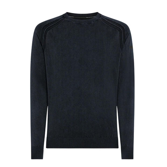 Herrenpullover RRD Techno Wash Rund 14 Blau