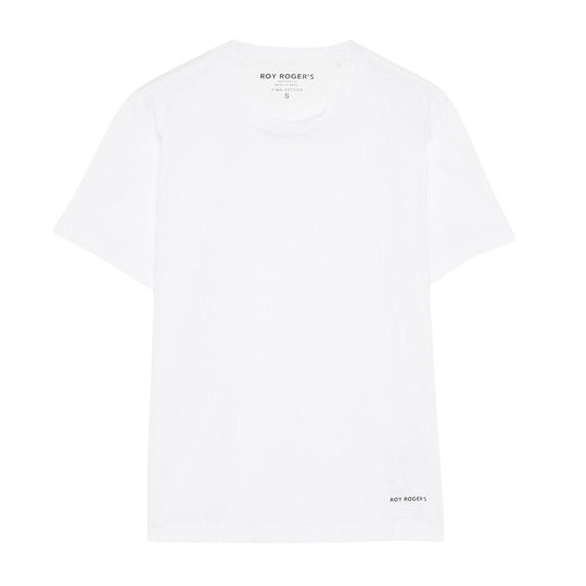 T-shirt Donna Roy Roger's Pima Bianco