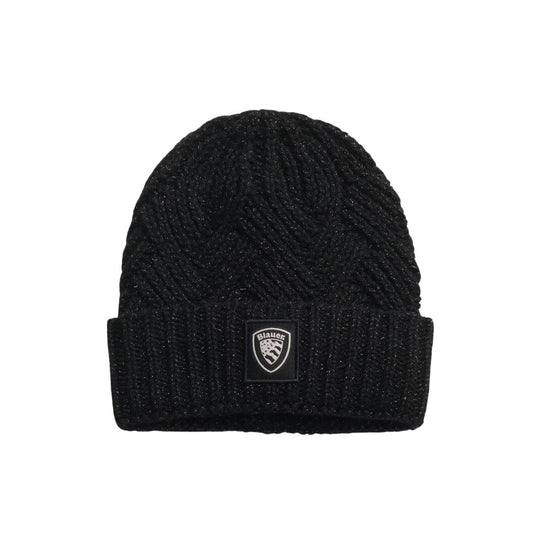 Women's Blauer Ophir Black Braided Cap