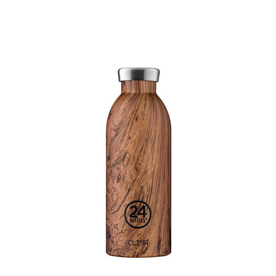Borraccia 24 Bottles Clima 500ml Marrone Sequoia