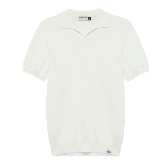 Men's Polo Roy Roger's White Crepe