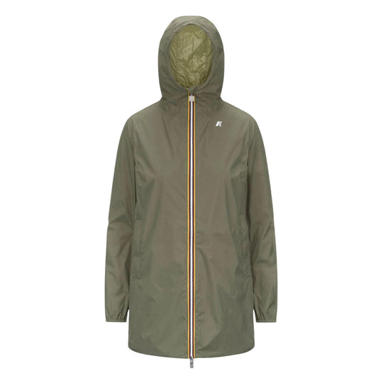 Damenjacke K-Way Sophie Plus.2 Wendemodell Grün / Grün