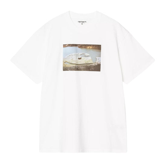 T-shirt Uomo Carhartt WIP S/S Muddy Water Bianco