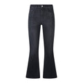 Damen Jeans Liu-Jo B.Up Princess Trompetenform Strass Schwarz Gewaschen