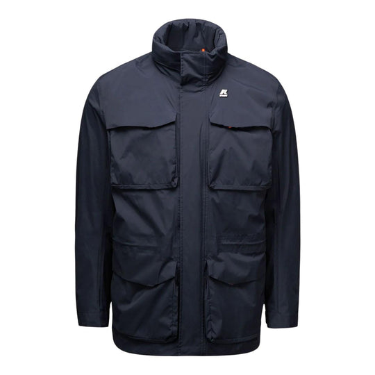 K-Way Manphy Stretch Nylon Jersey Jacket Blue