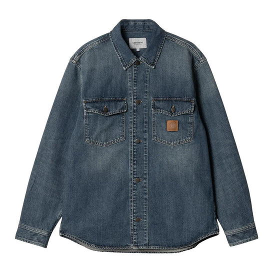 Herrenhemd Carhartt WIP Lincoln Hemd Denim