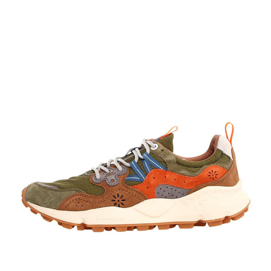 Sneakers Uomo Flower Mountain Yamano 3 Verde Multicolor