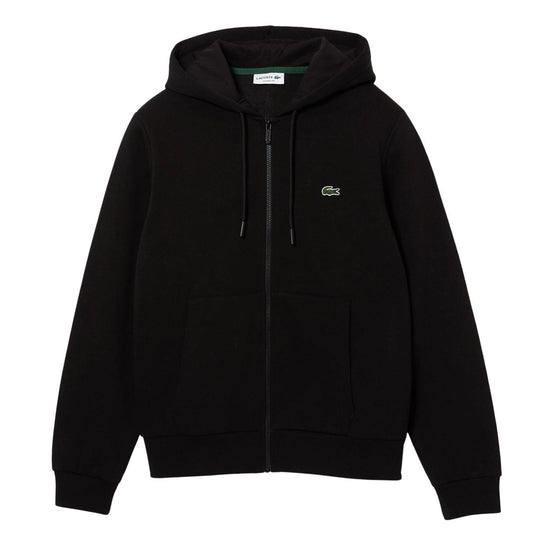 Men's Lacoste Jogger Full Zip Sweatshirt Black