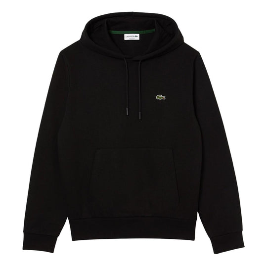 Felpa Uomo Lacoste Cappuccio Pile Nero
