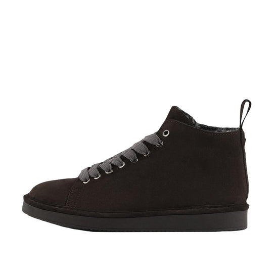 Men's Polacchini Panchic P01 Suede Lined Brown / Gray