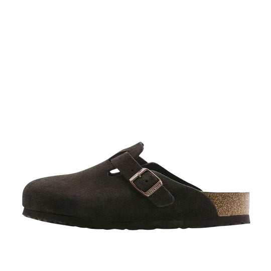 Sabot Unisex Birkenstock Boston Plantare Morbido Marrone